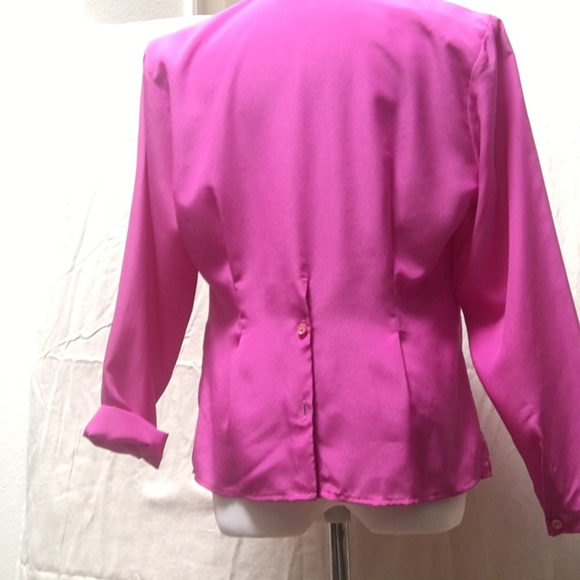 Vintage 1990’s Sonya Ratay San Andre Fuchsia Top - Picture 3 of 5